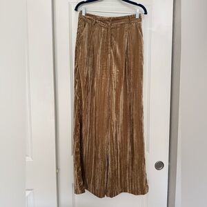 FRNCH Velvet Texture Pants